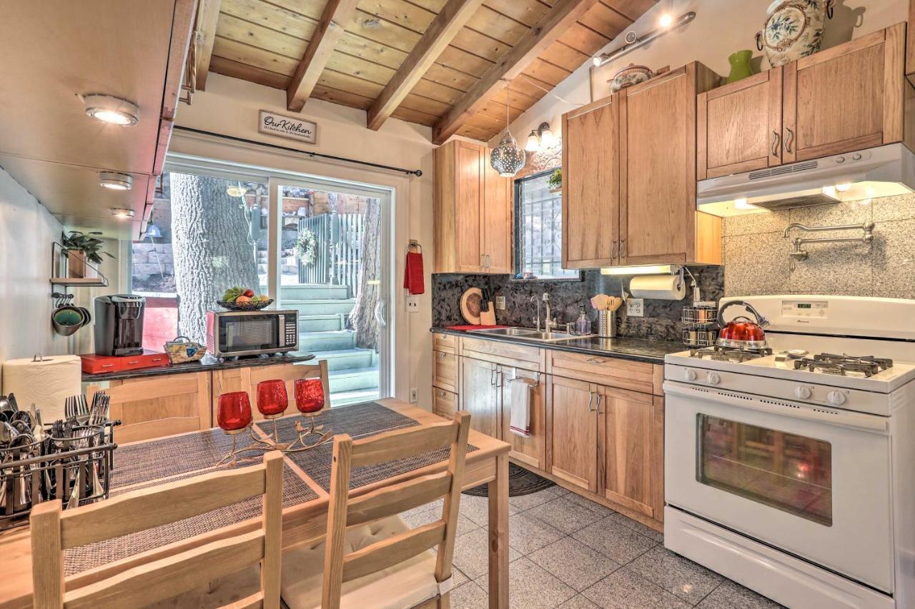 Boho Crestline Cabin, 1 Mile To Lake Gregory! Exterior foto